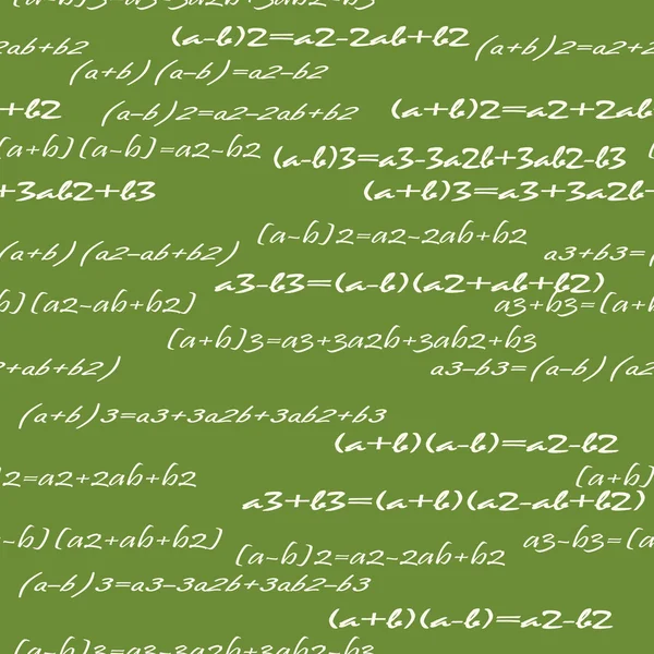 Seamless mathematical pattern — Stock Vector