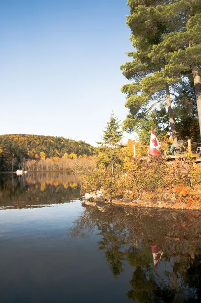 Lake in herfst — Stockfoto