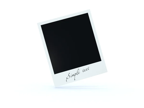 Prázdný papír polaroid — Stock fotografie