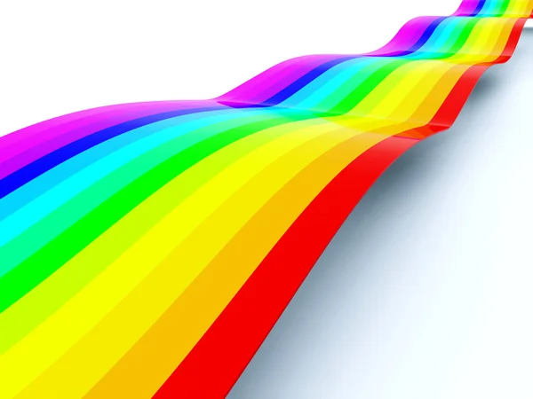 Rainbow path — Stock Photo, Image
