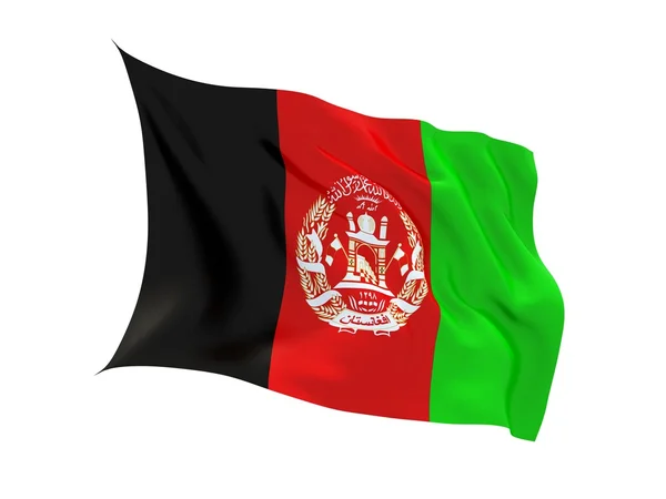 Bandera de Afganistan — Foto de Stock