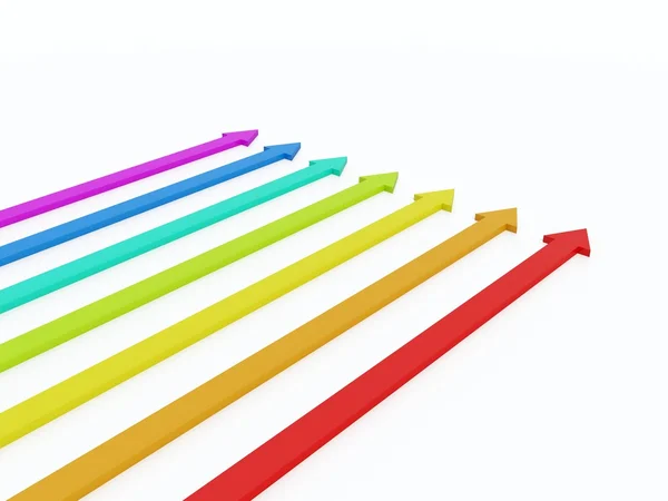 Colored arrows — Stock Photo, Image