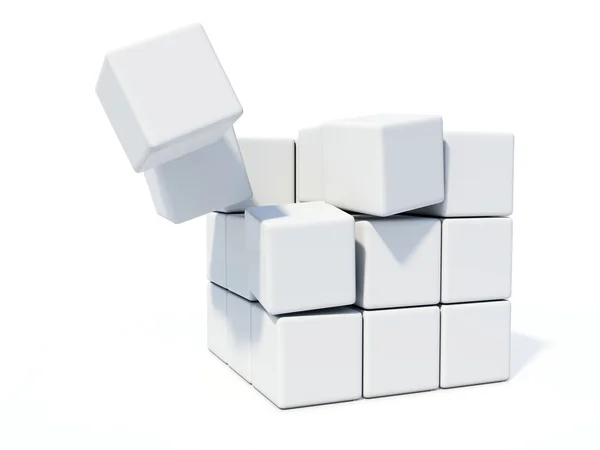 Cegły białe — Zdjęcie stockowe