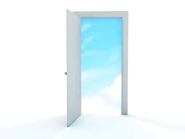 Offene Tür zum Himmel — Stockfoto