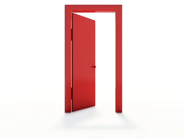 赤いドア — ストック写真