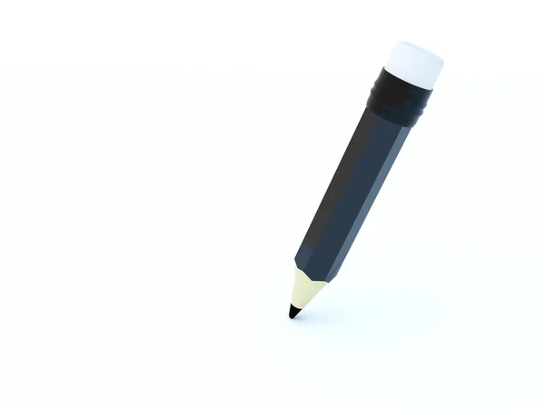 Black pencil icon — Stock Photo, Image