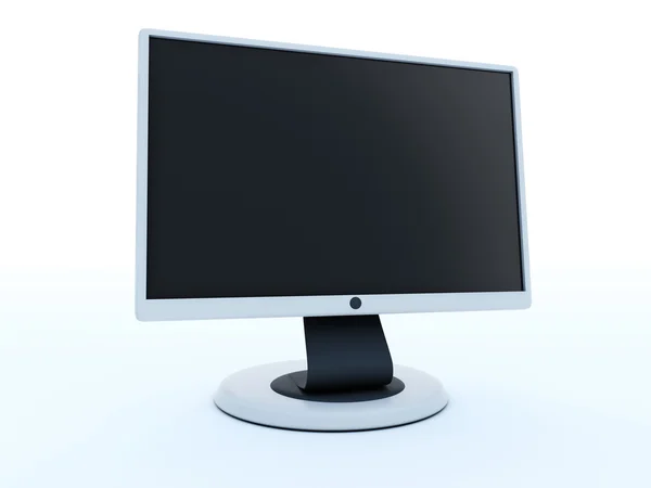 3D renderizado de pantalla LCD plana — Foto de Stock