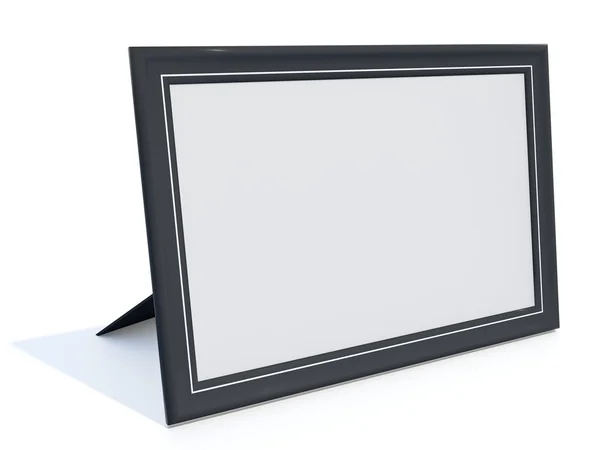 Empty black photo frame — Stock Photo, Image