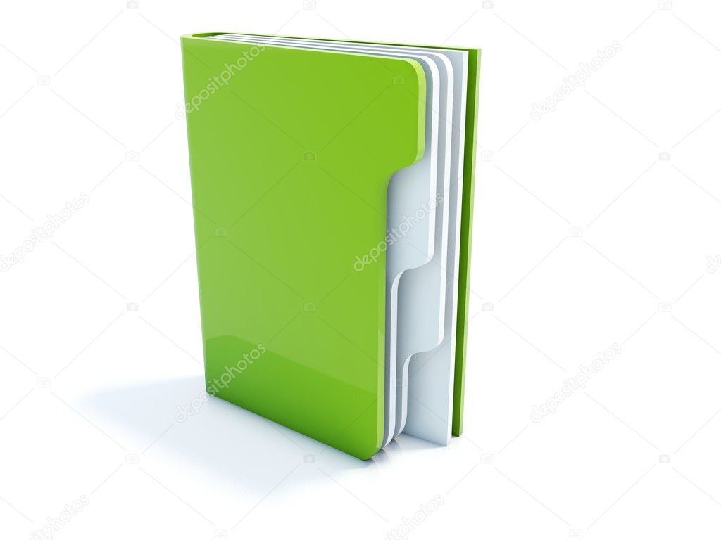 Green notebook icon