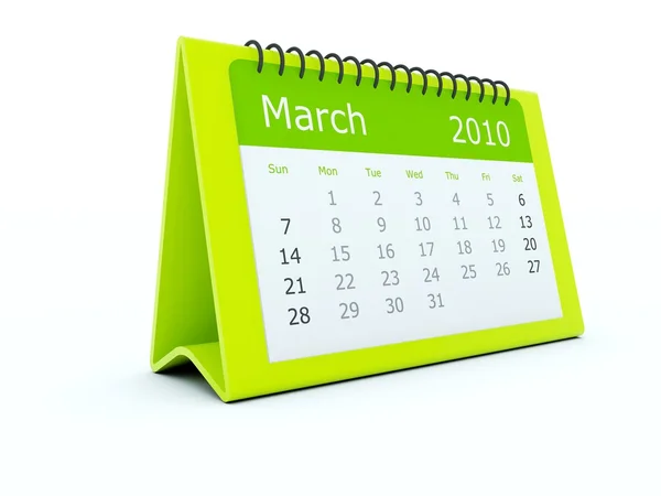 Gröna kalender — Stockfoto