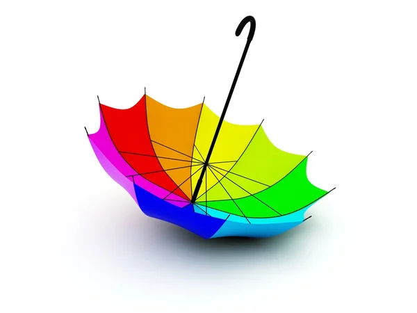 Χρωματιστή ομπρέλα — Φωτογραφία Αρχείου