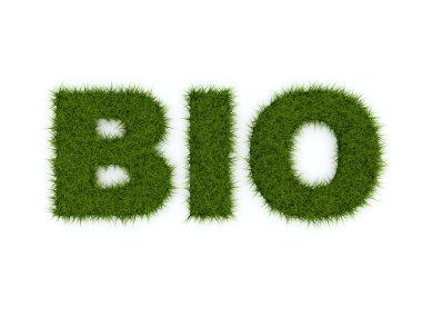 Bio sign from grass clipart