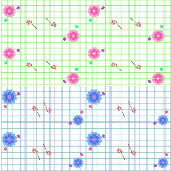 Безшовні квітковий візерунок — стоковий вектор