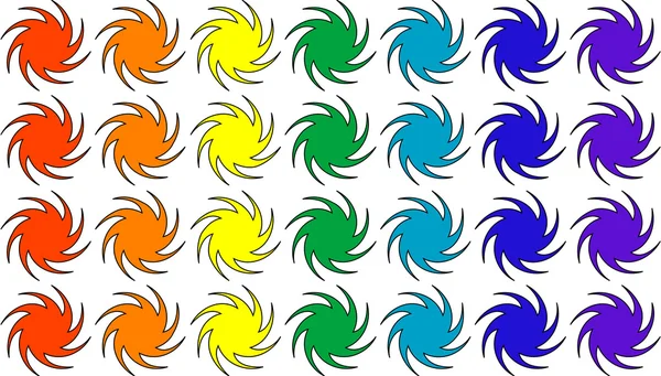 Naadloze regenboog patroon — Stockvector