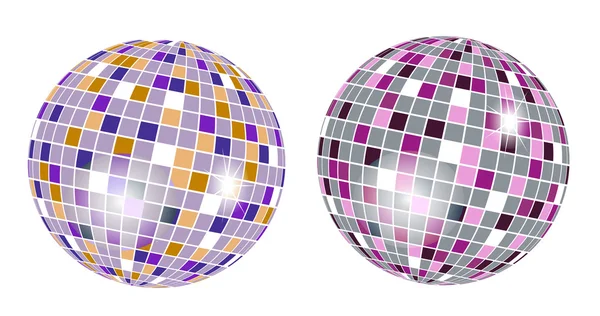 Renkli discoball — Stok Vektör