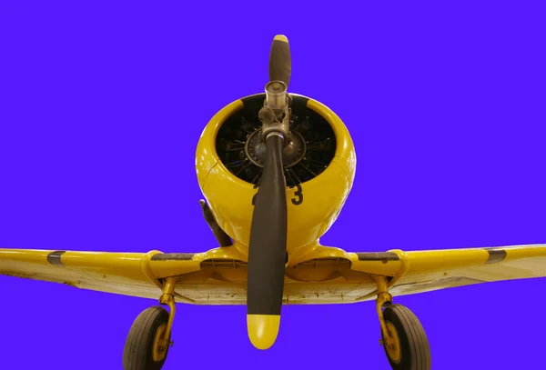 Κίτρινο αεροπλάνο — Φωτογραφία Αρχείου