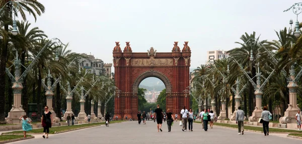 バルセロナの凱旋門, — ストック写真