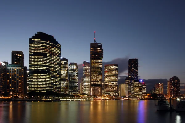 Nacht Brisbane — Stockfoto