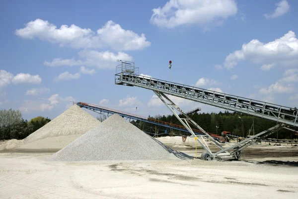 Mine of gravel — Stock Photo, Image