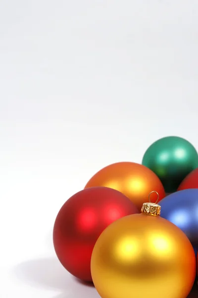 Renkli baubles — Stok fotoğraf