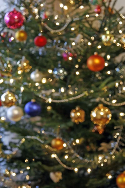 Árvore de Natal borrada — Fotografia de Stock