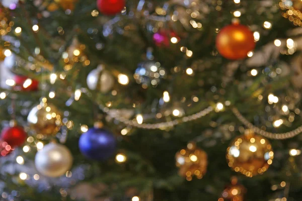 Blurry christmas tree — Stock Photo, Image