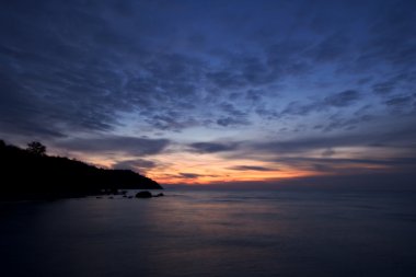 Sunrise at the Black Sea coast, Crimea clipart
