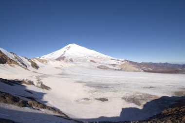 Peak Elbrus - highest point in Russia and Europe clipart