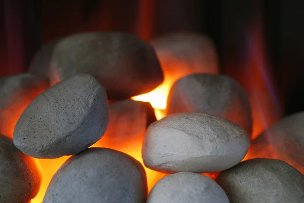Gas fire — Stock Photo, Image