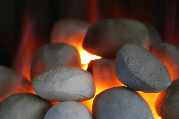 Gas fire — Stock Photo, Image