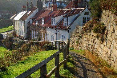 Sandsend Cottages clipart