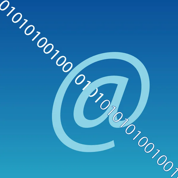 Internet e-symbool — Stockfoto