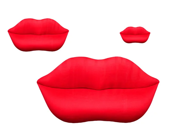 stock image Red lips