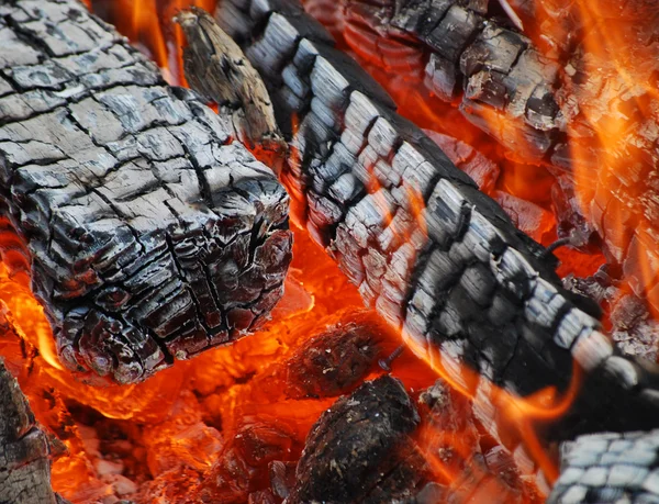 木材の燃焼 — ストック写真
