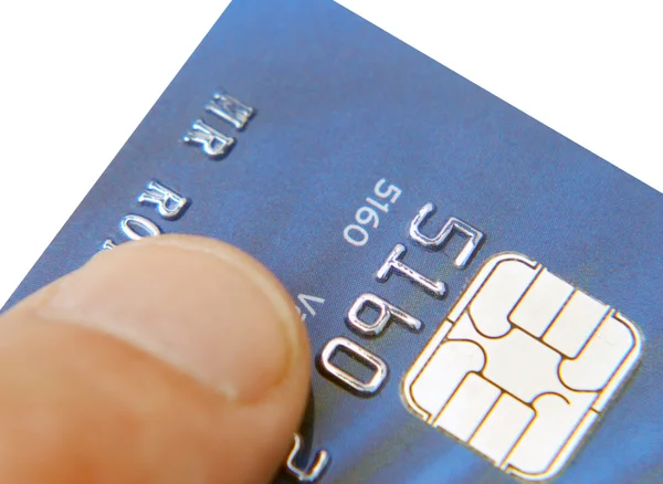 Кредитна картка користувача — стокове фото
