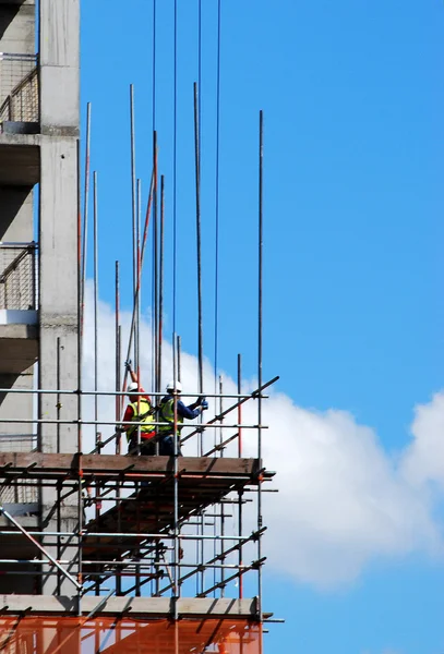 stock image Scaffolding on building