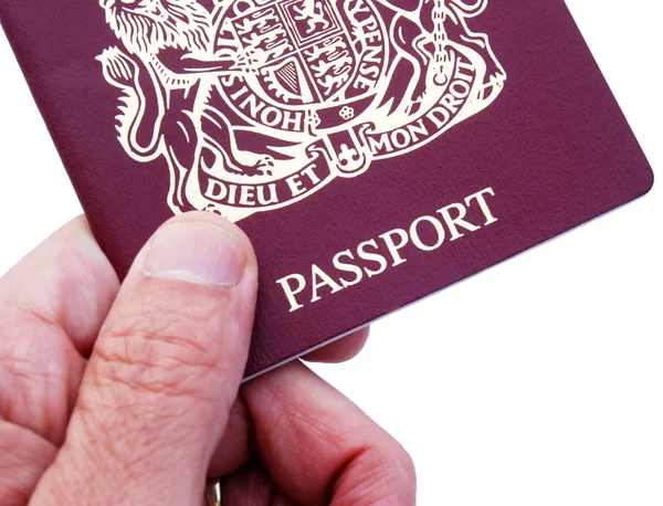 Passaporte britânico — Fotografia de Stock