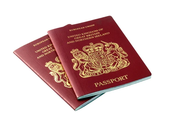 Britse paspoorten — Stockfoto