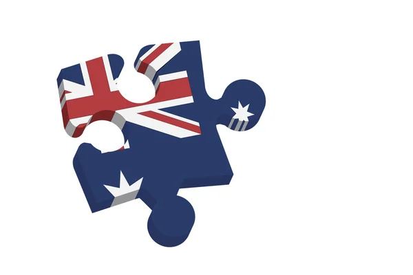 Australian puzzle — Stock Photo, Image