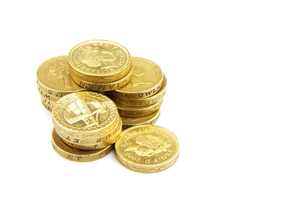 Pound coins — Stock Photo, Image