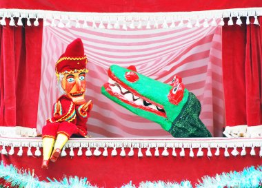 Punch and Judy show clipart