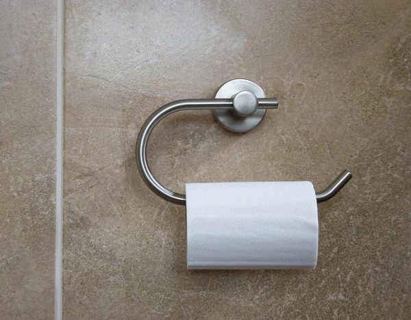Tuvalet kağıdı tutucusu — Stok fotoğraf