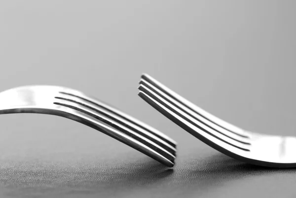 Dos tenedores de comedor — Foto de Stock