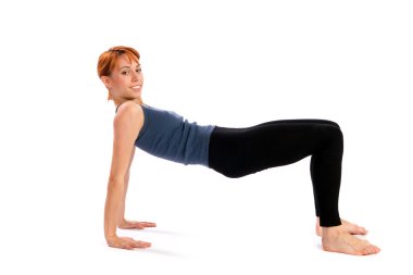 Puvottanasana Yoga Exercise clipart