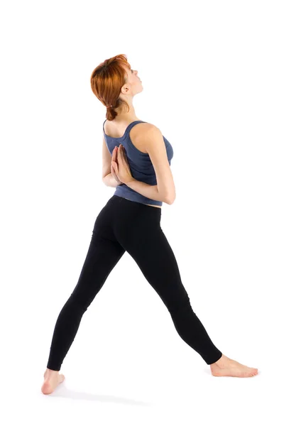 Woman doing Yoga Exercise — Stock Photo, Image