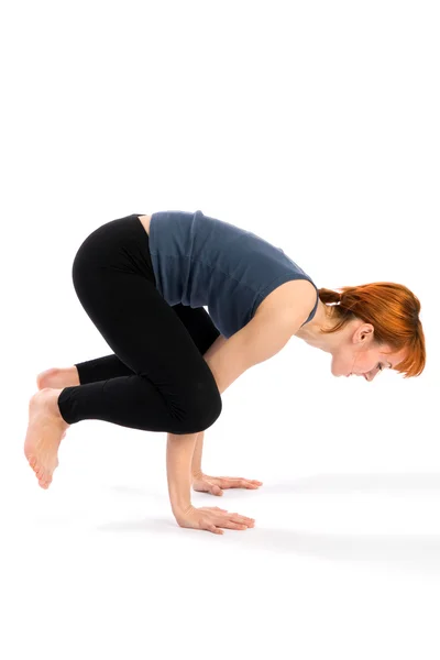Mulher fazendo exercício de ioga — Fotografia de Stock