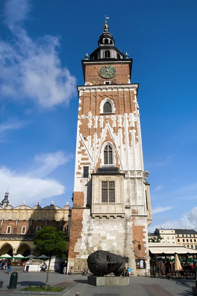 Town Hall Tower in Cracow — Stock Photo, Image