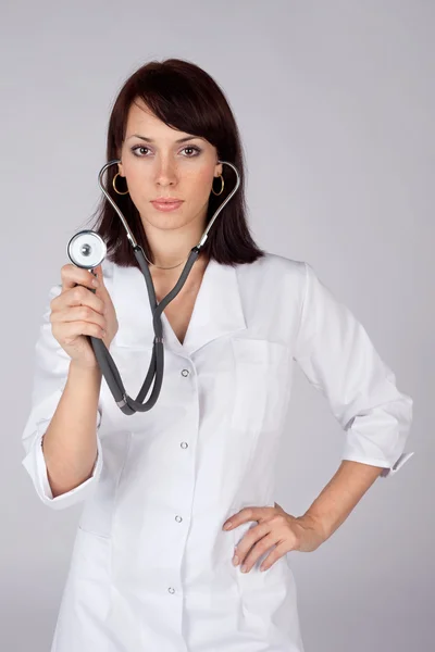 Young Confident Female Doctor — Stock Photo, Image