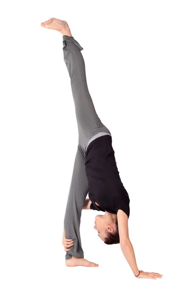 Woman Doing Yoga Exercise — Stock Photo, Image
