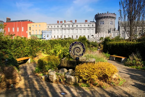 Jardín Castillo de Dublín — Foto de Stock